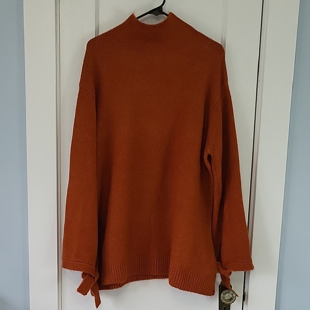 Coco + Carmen Pumpkin Turtleneck Sweater